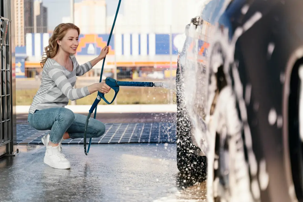 Nettoyage haute pression de votre véhicule